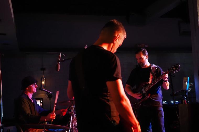 Band on stage