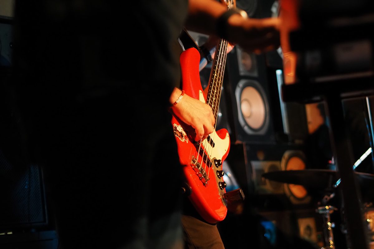 Bass detail shot