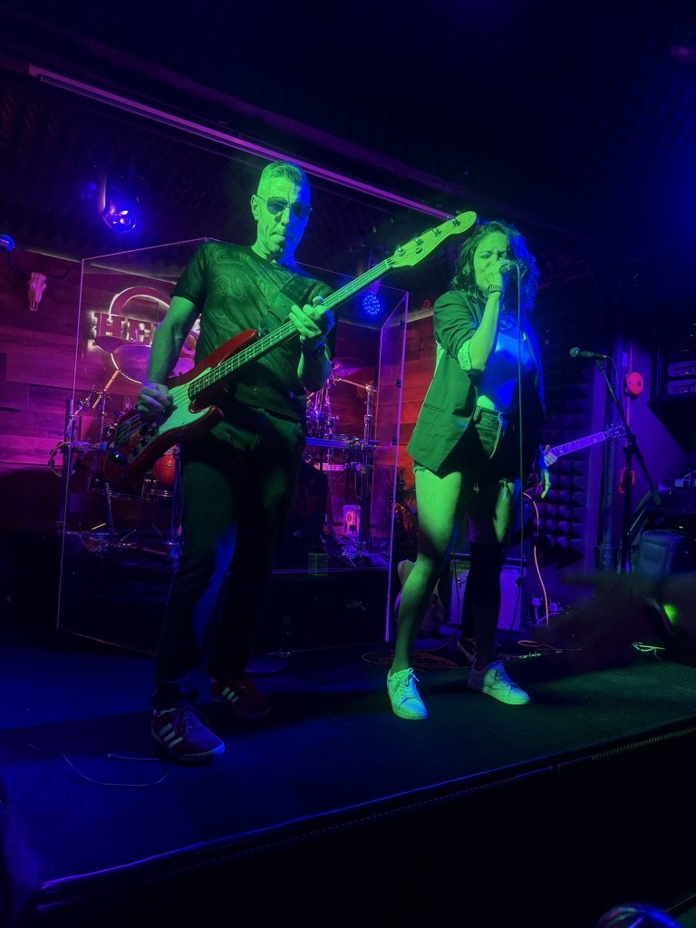 Loic and Jeane on stage