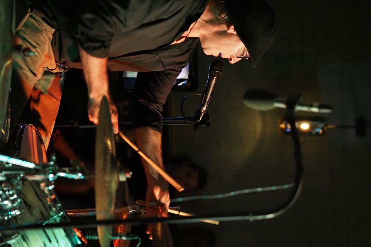 John on drums